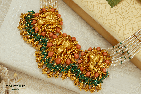 gold necklace designs 