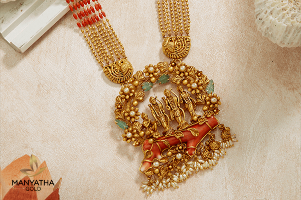 gold necklace designs 